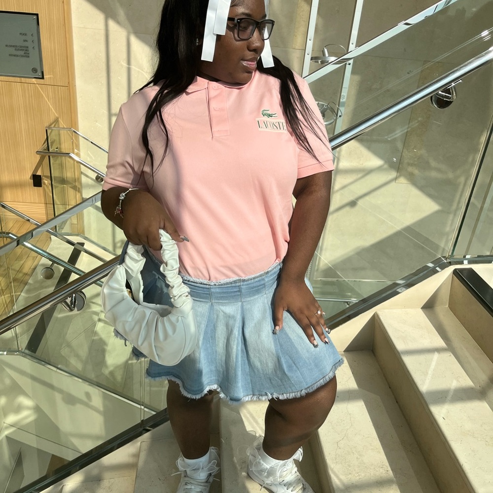 Lacoste Pink Polo Shirt